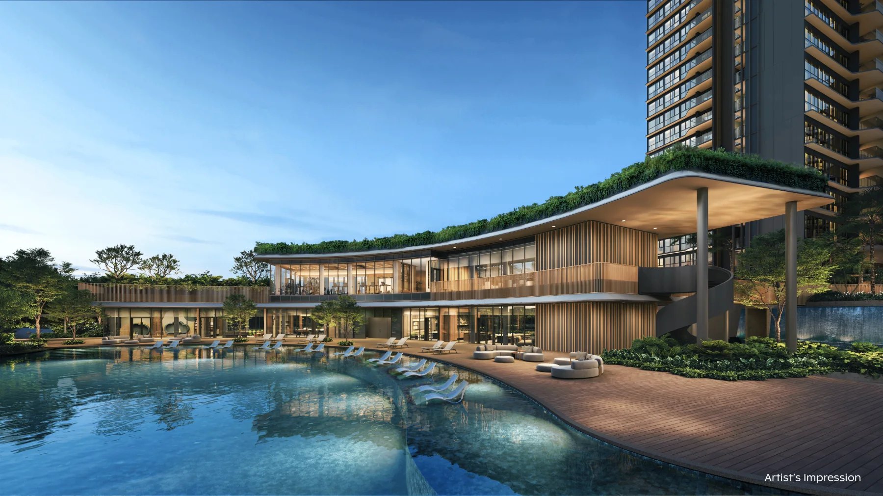 Artist's impression of the Leisure Pool